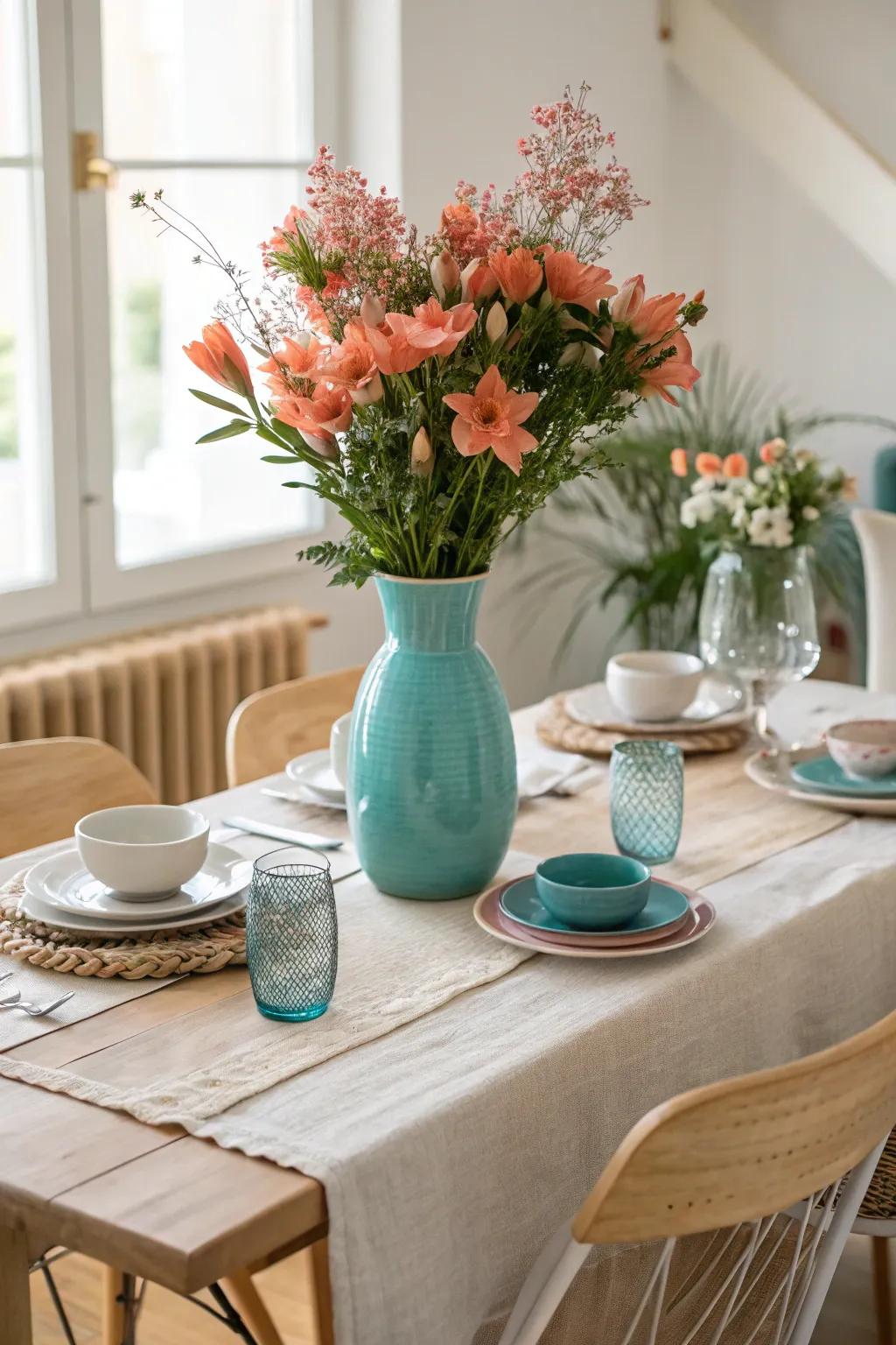 Surprise and delight with unexpected color pops that invigorate your decor.