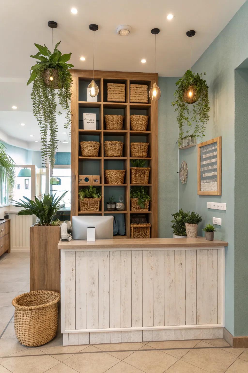 Maximize your space with vertical storage that keeps essentials within reach.