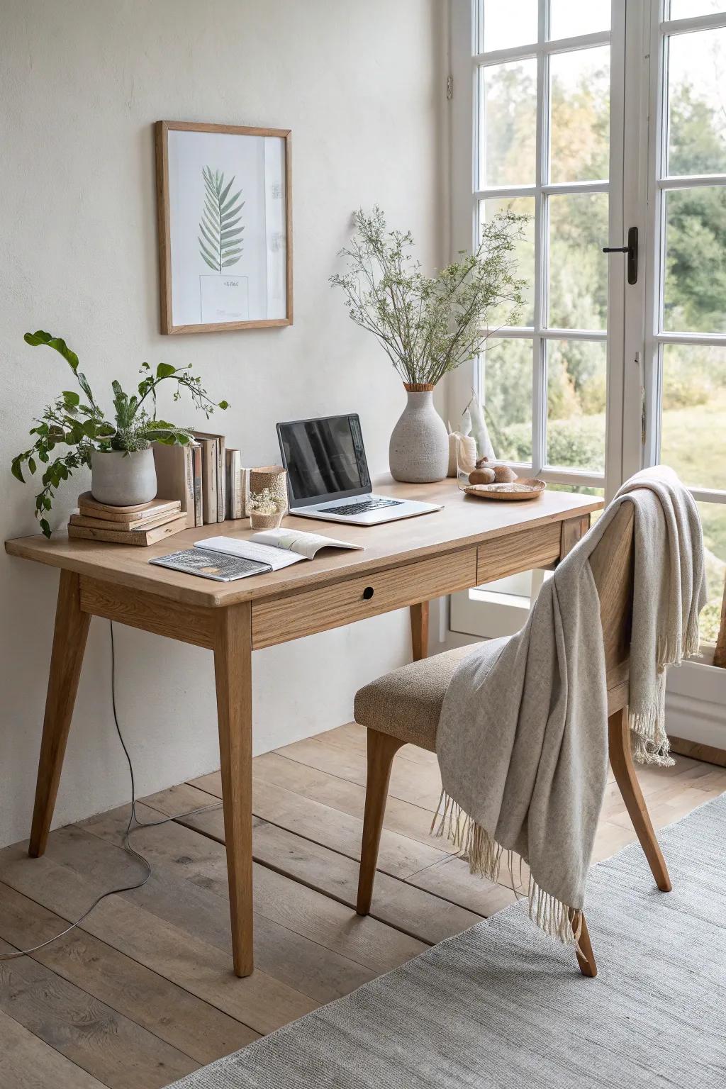 Maximize your space with a dual-purpose desk that adapts to your needs.