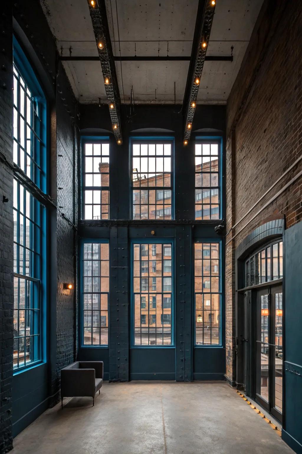 Add an edgy appeal with industrial-style trim that makes a statement. #IndustrialDesign #UrbanStyle