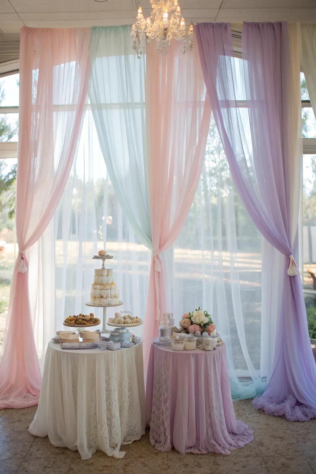 Swathe your space in elegance with drapery that adds softness and depth. 🌸✨ #ElegantDecor #AiryFeel