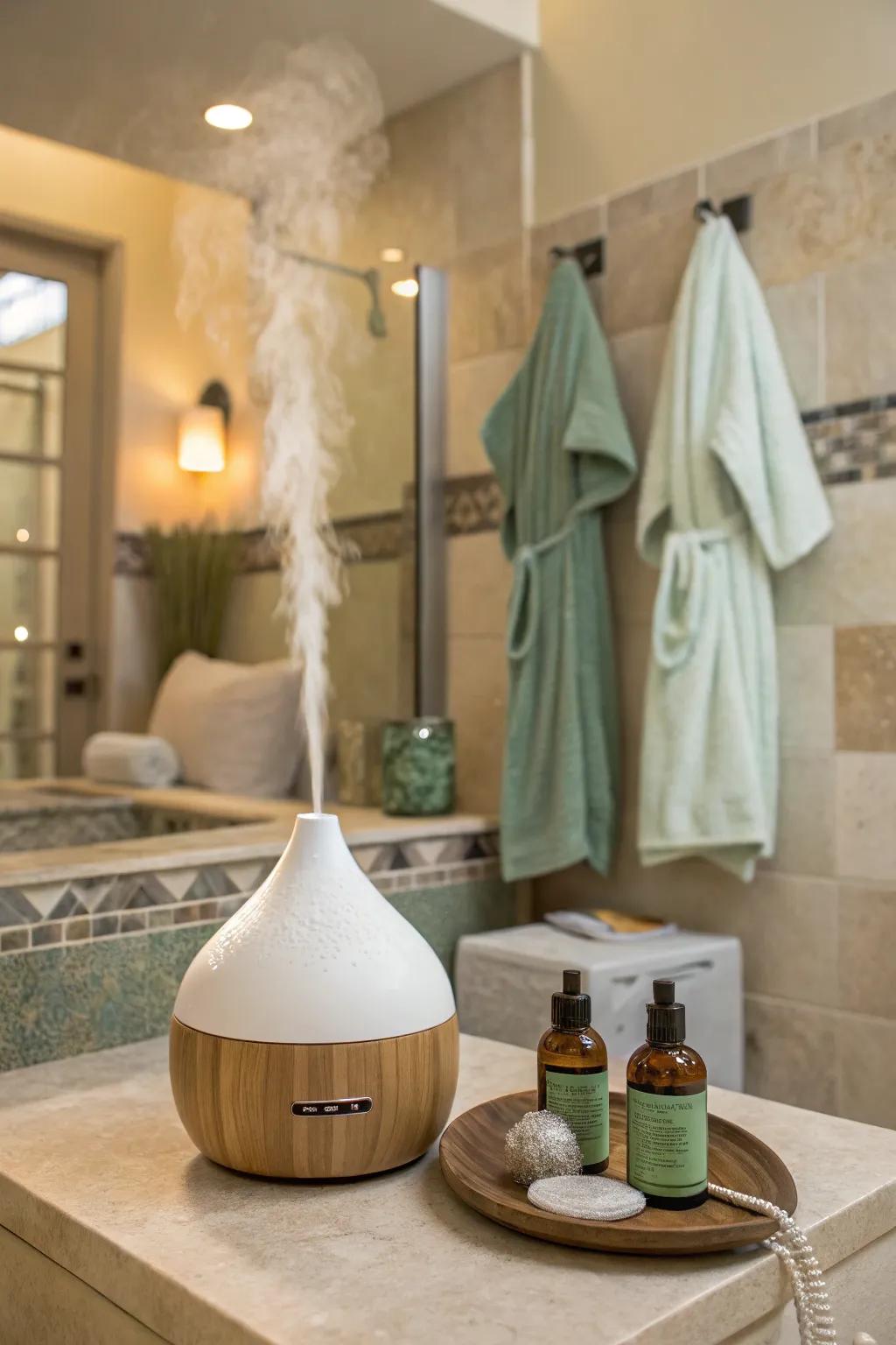 Transform your daily routine with aromatherapy, creating a sensory shower experience. 🌸 #Aromatherapy #Relaxation