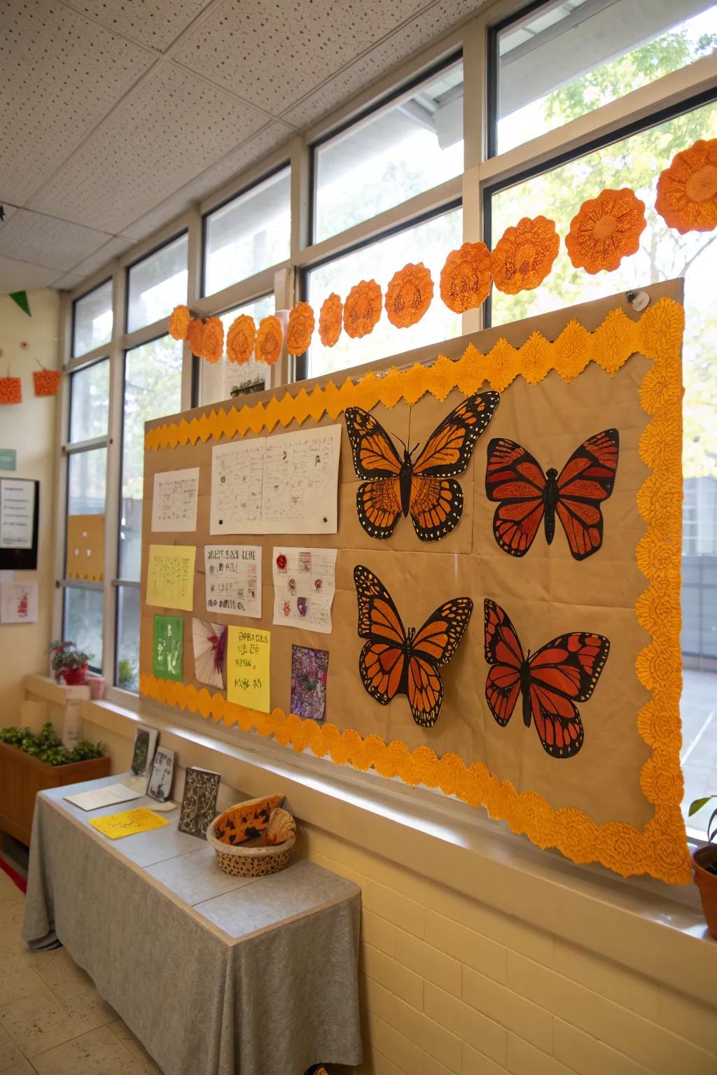 Celebrate culture and diversity with a butterfly board that tells a story.