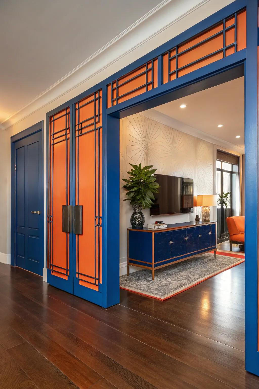 Colorful dividers add personality and style. #ColorPop #BoldDesign