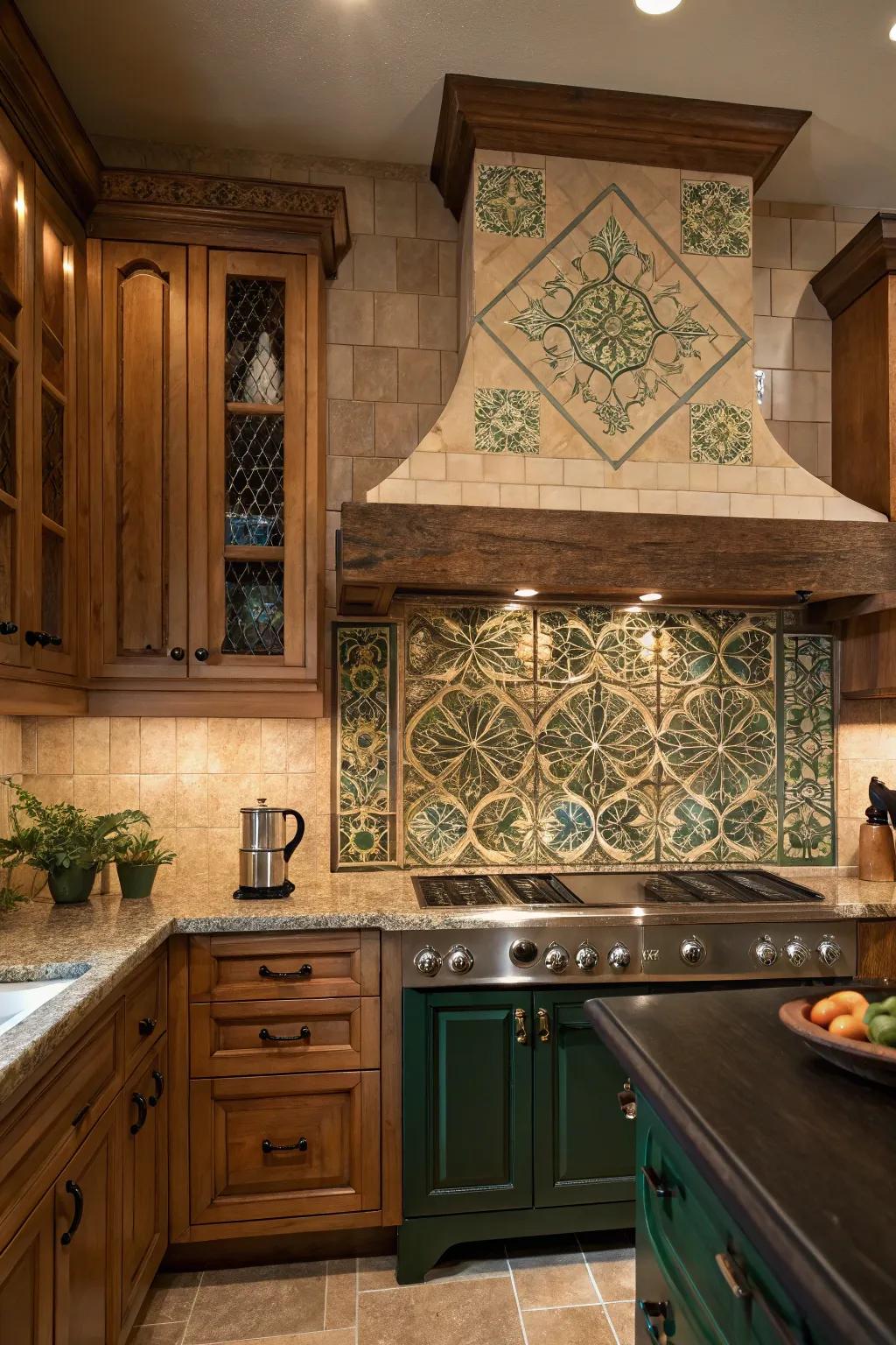 Create a seamless aesthetic with a full-height backsplash that maximizes impact.