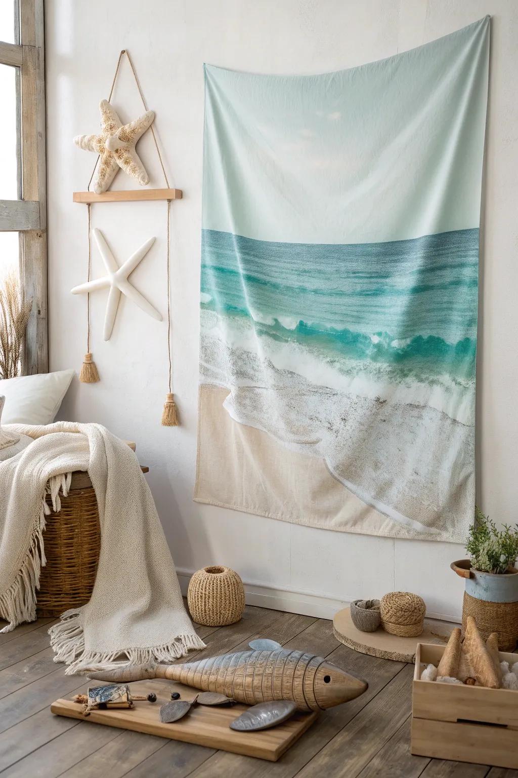 Explore the depths of creativity with an ocean-themed bulletin board adventure. 🌊 #OceanDecor #CreativeClassroom