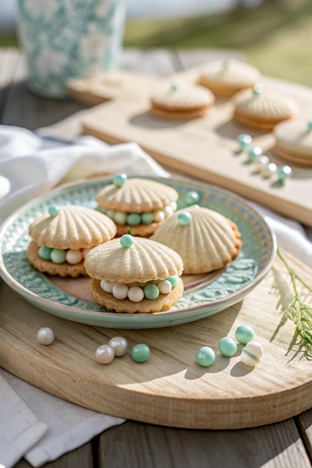 Delight in these adorable and easy-to-make clam cookies.