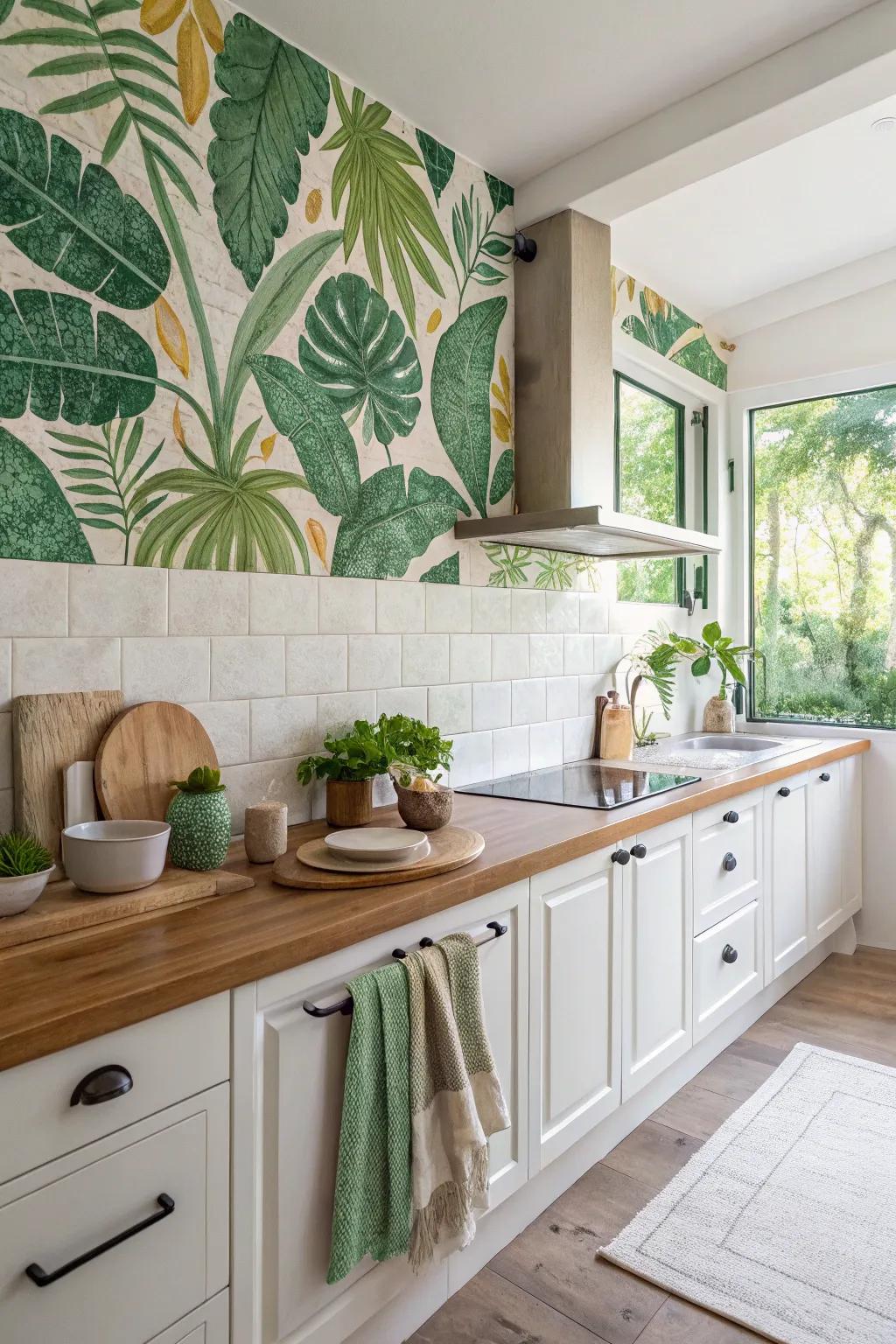 Transport your kitchen to paradise with tropical vibes that infuse life and color.