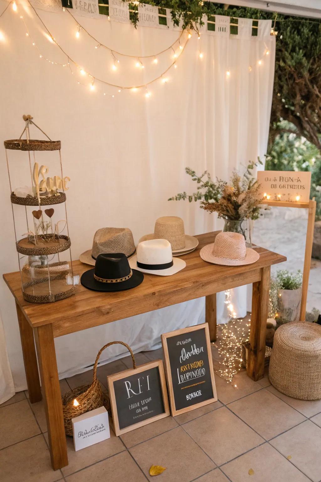 Unleash creativity with props that turn every photo into a playful masterpiece.