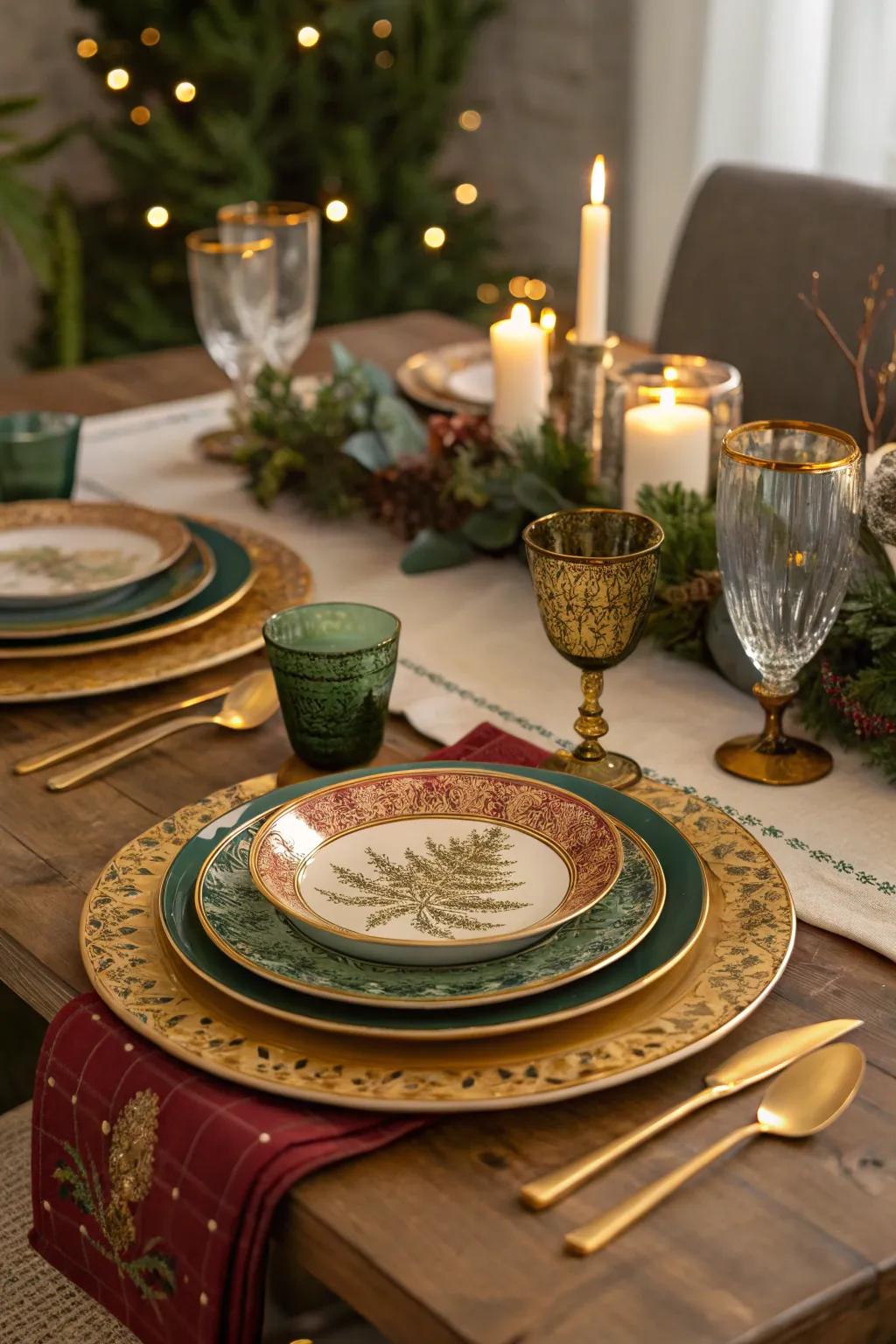 Achieve a seamless dining experience with themed dinnerware that complements your centerpiece.