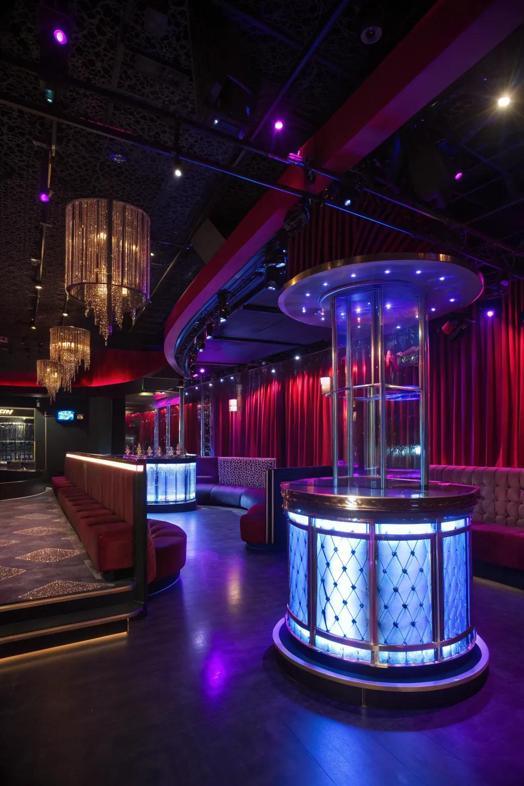 Interactive decor invites guests to play and engage with the space.