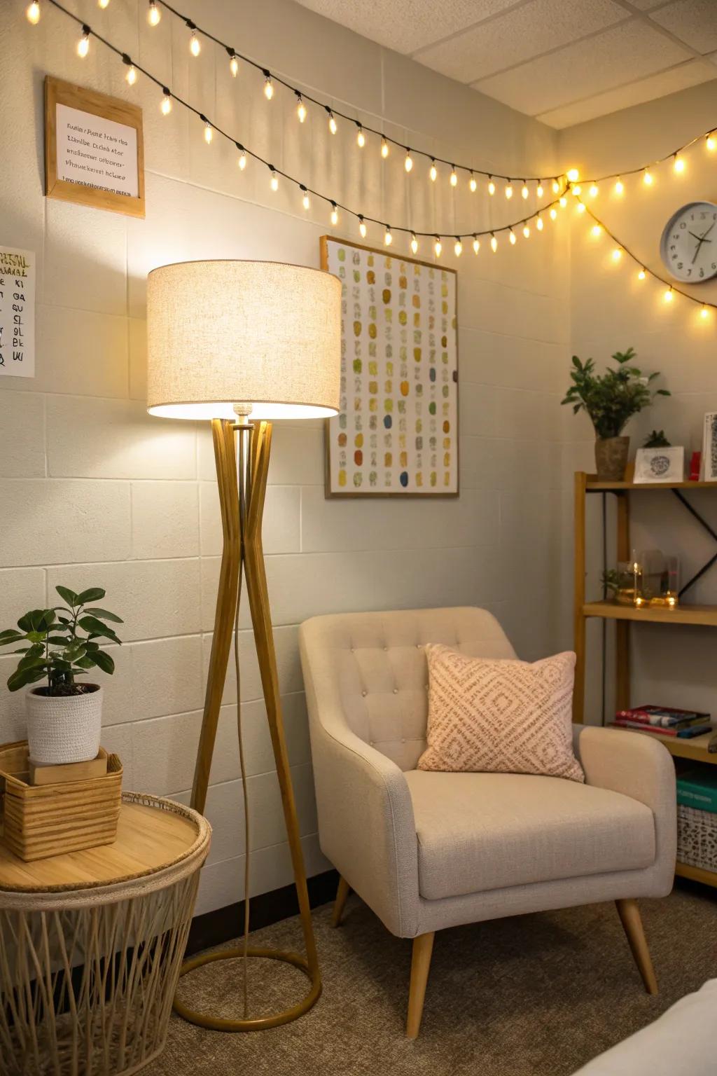 Set the mood with lighting that transforms the staff room into a warm and inviting haven. 💡 #CozyVibes #LightingDesign