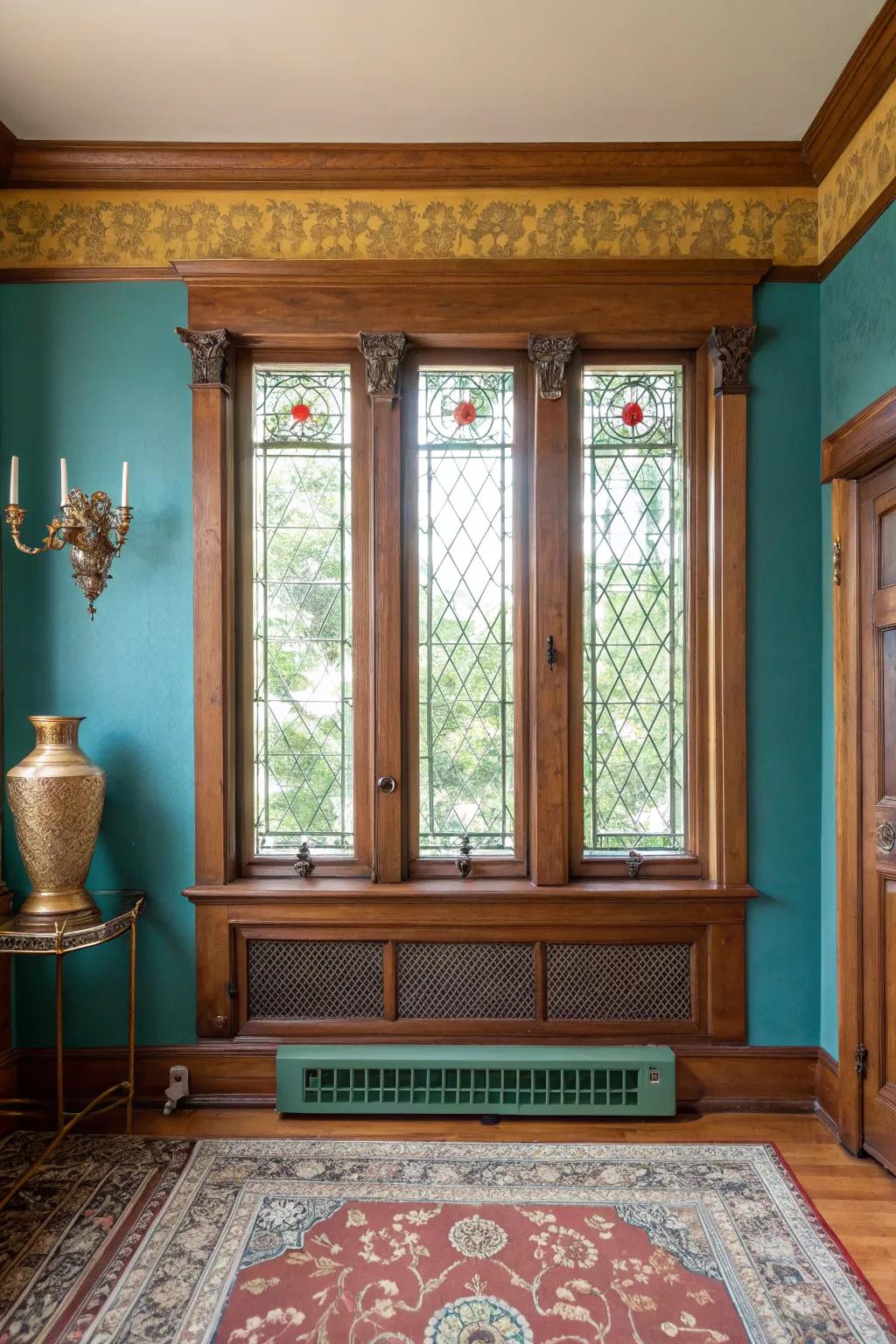 Step back in time with vintage trim that adds charm and elegance.