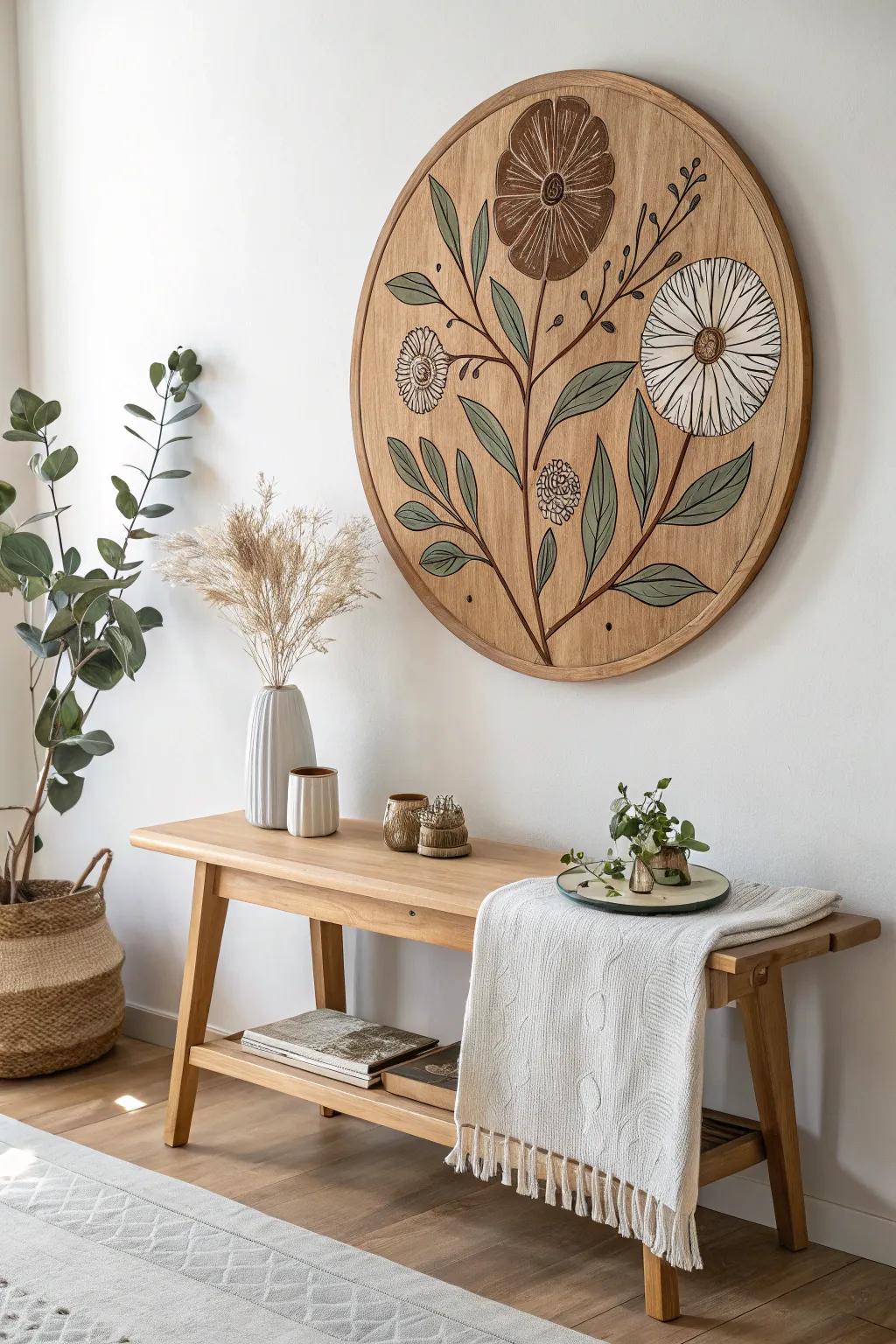 Turn wooden plaques into unique art pieces that personalize your space.