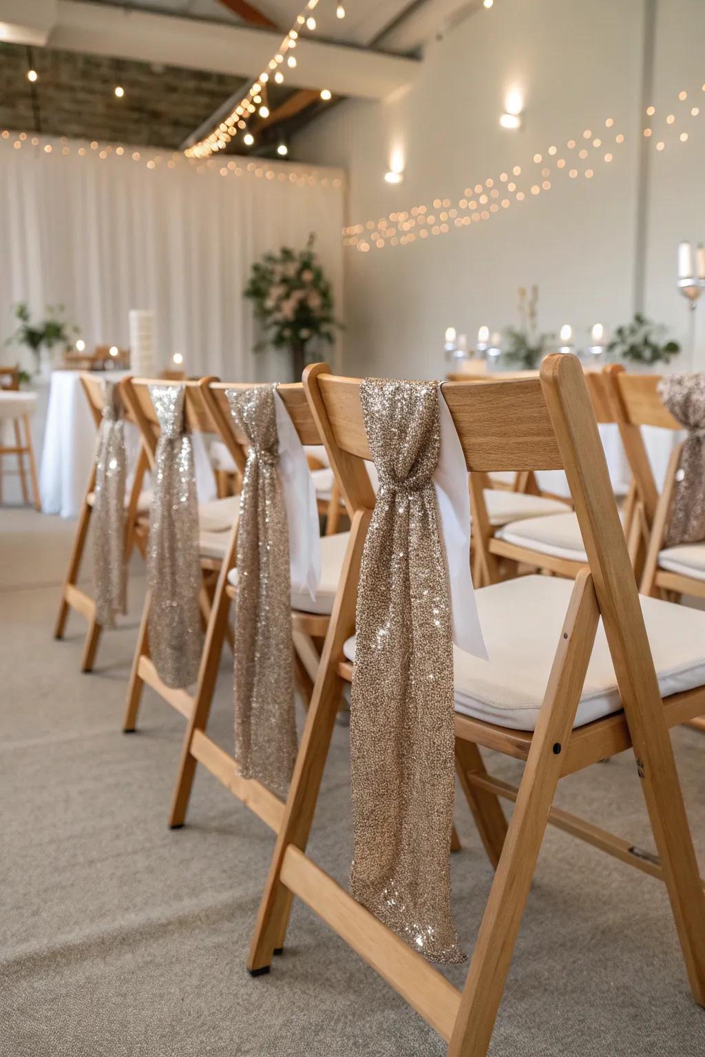 Shine bright with sequins that bring a festive sparkle to your decor.