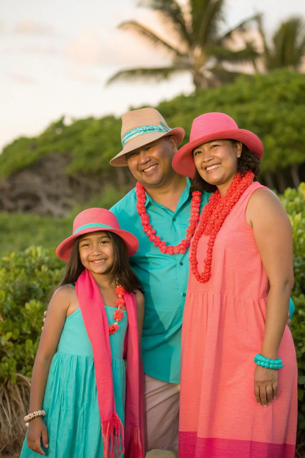 Matching accessories add a cohesive and personalized touch to your photos.