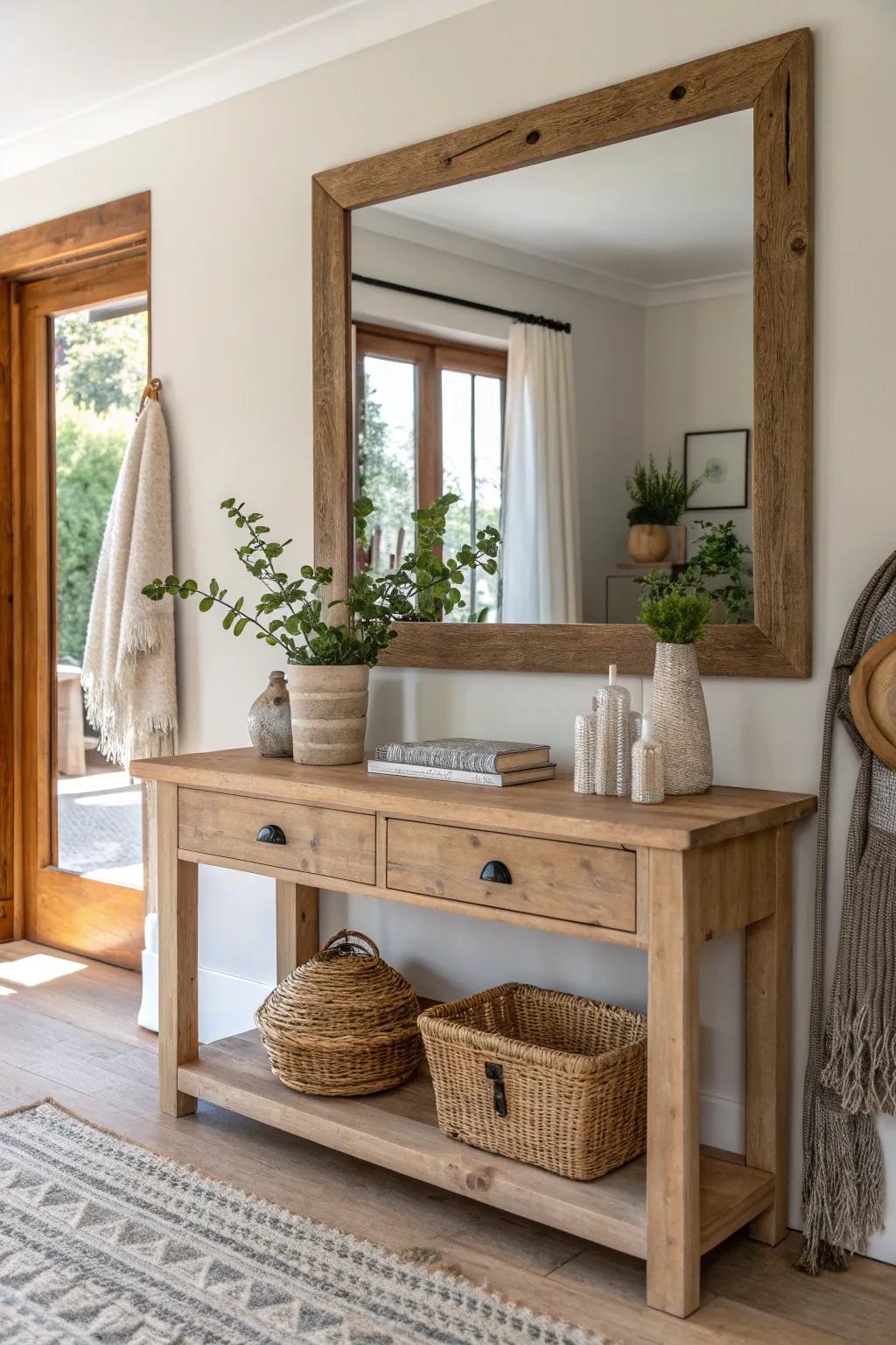 Achieve understated elegance with minimalist rustic style. #MinimalistDecor #SimpleLiving