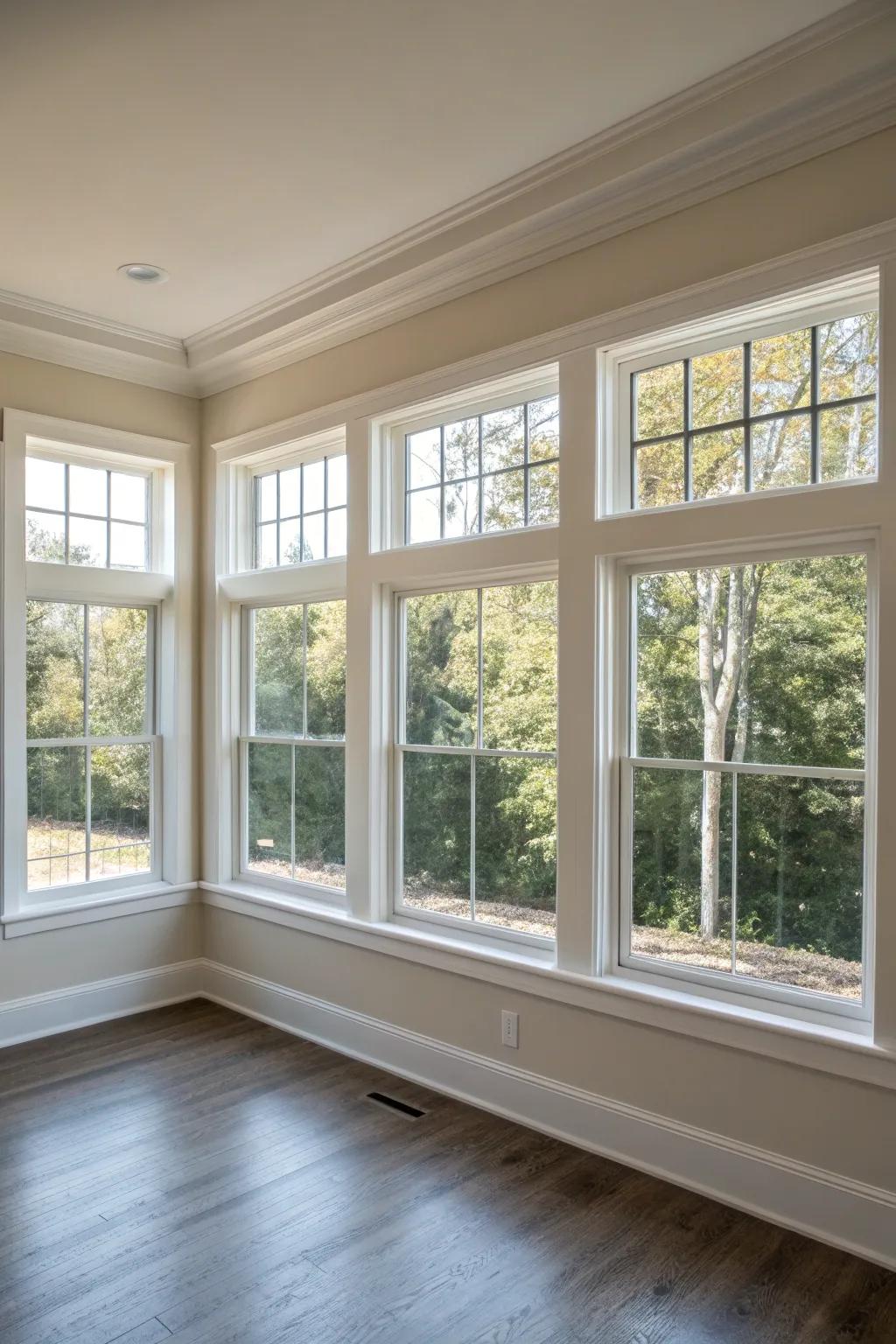 Let the view shine with invisible trim that creates a seamless transition.