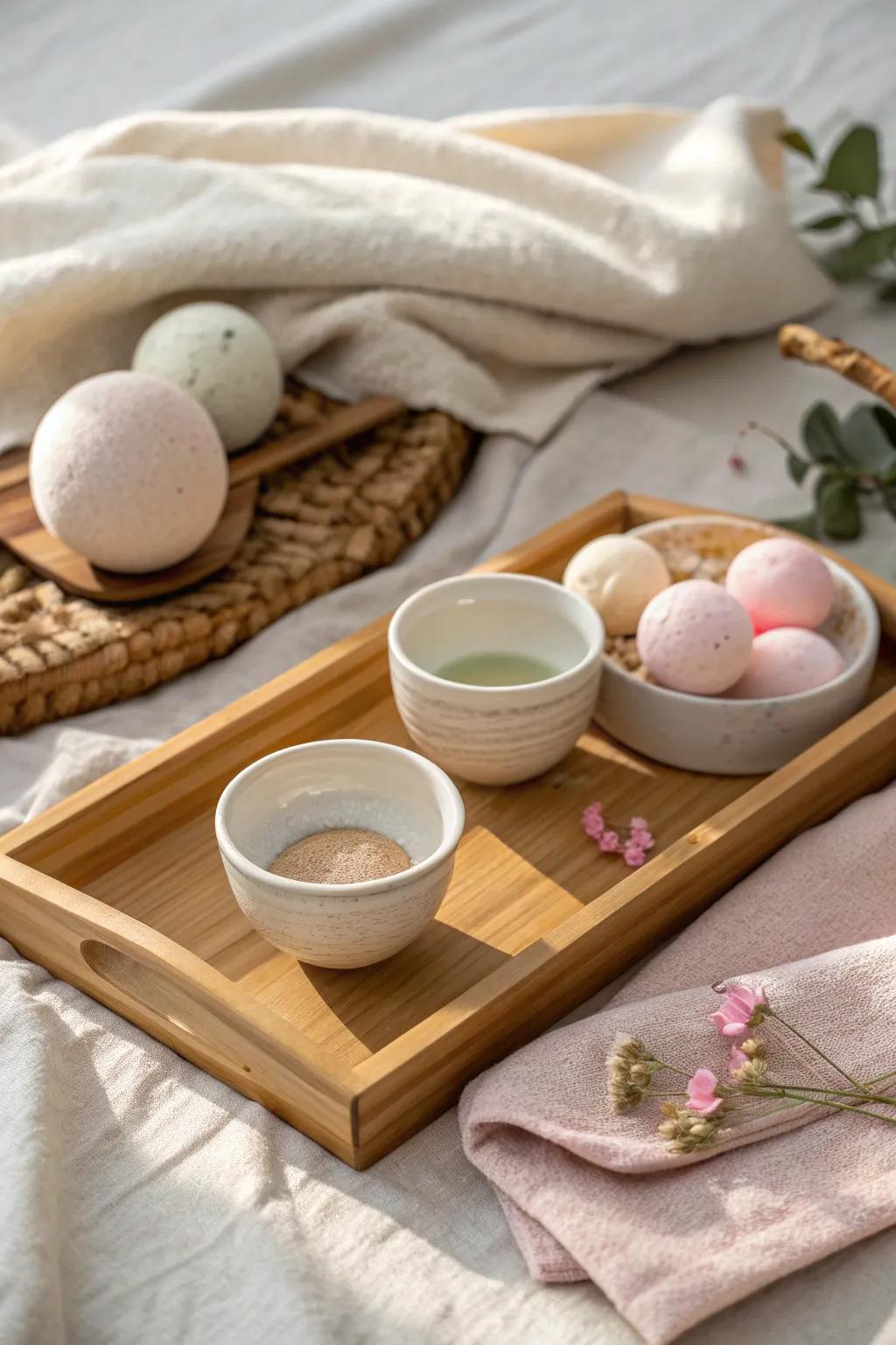 Indulge in a day of relaxation with your own DIY spa experience.