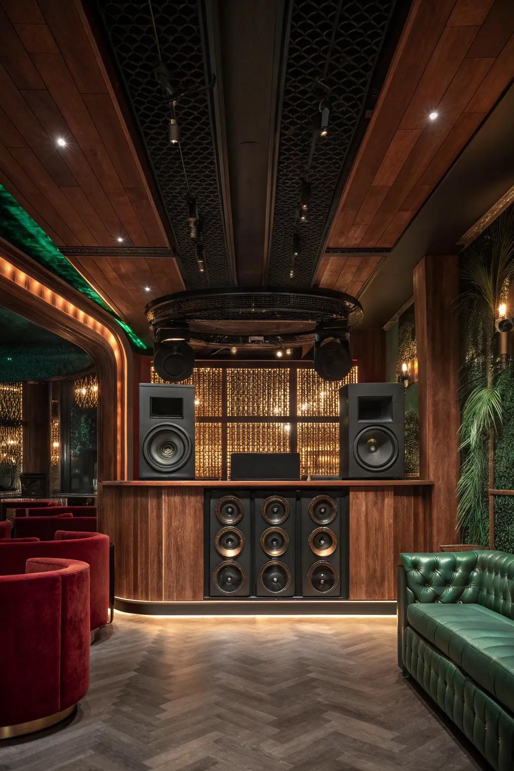 Superior acoustics ensure the music hits all the right notes.