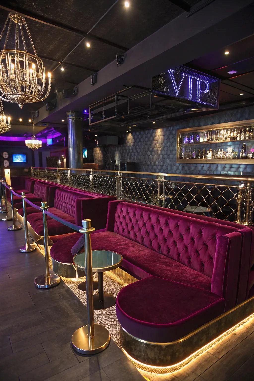 VIP sections offer a touch of luxury and exclusivity for a special experience. #VIPExperience #LuxuryDesign #ExclusiveVibes