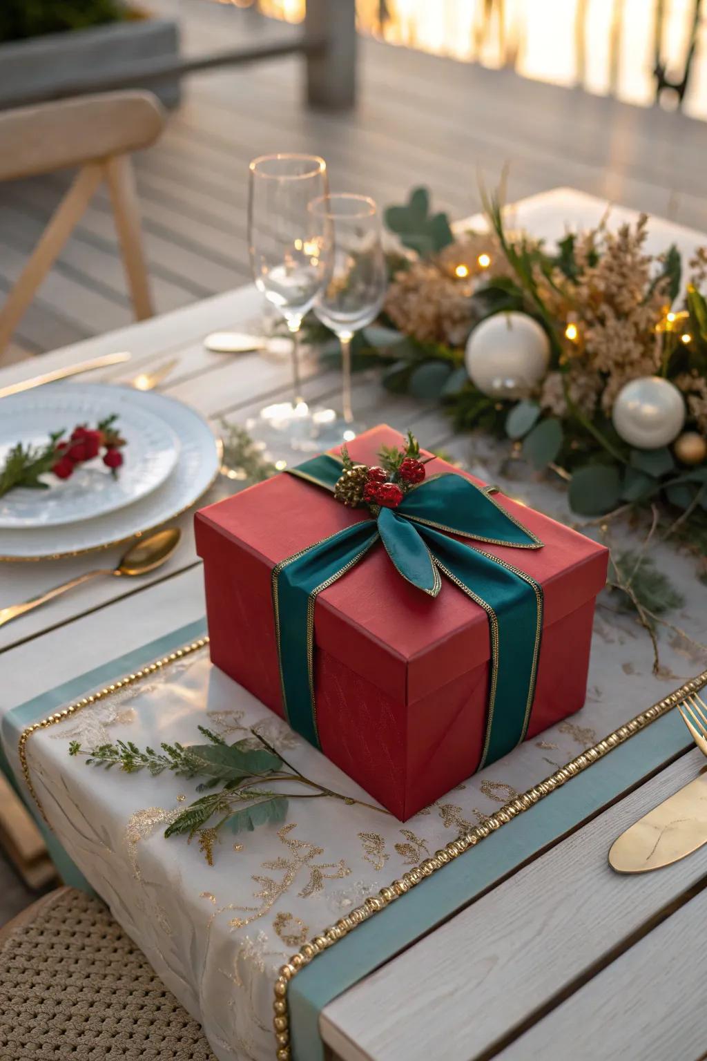 Surprise your loved one with a thoughtful gift to make the evening unforgettable. 🎁 #GiftGiving #RomanticGestures