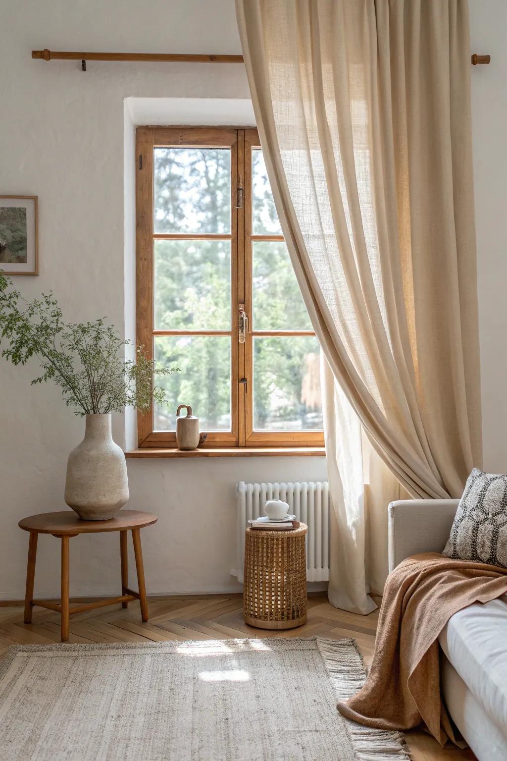Discover the magic of magnetic strips for easy window styling.