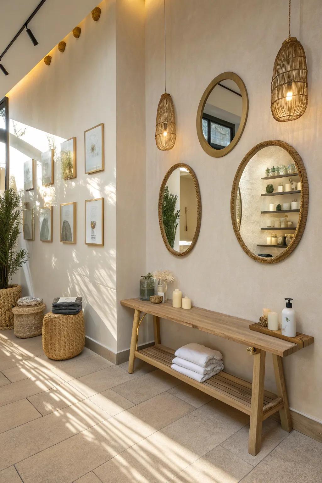 Harness the power of light and shadow to create a dramatic backdrop for unforgettable selfies.