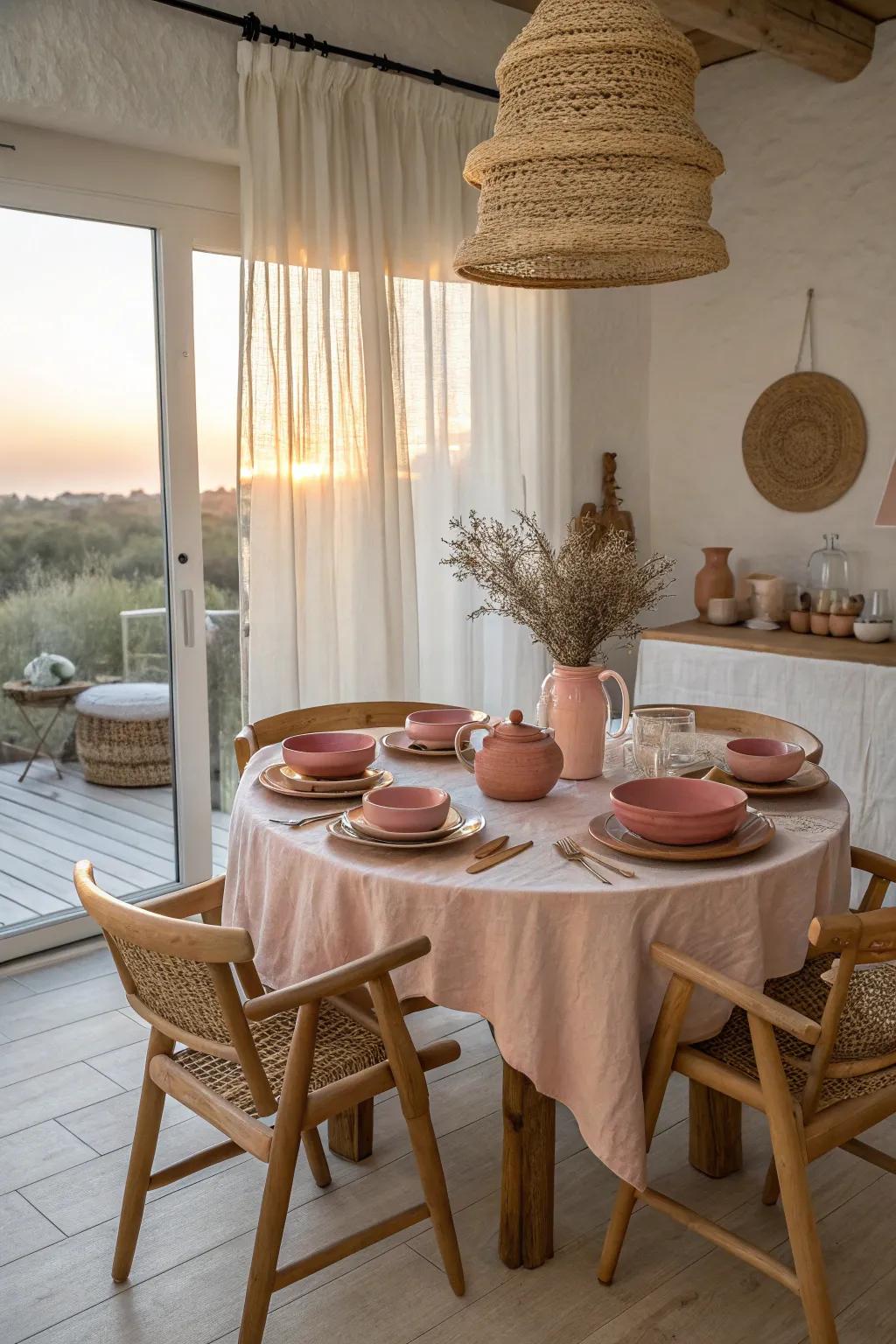 Sunset hues add warmth and a golden glow to your home. 🌅 #WarmHues #GoldenHour