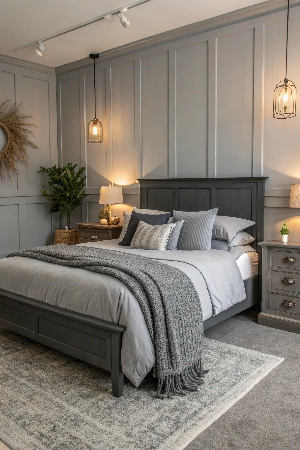 Mix and match different shades of grey to add depth and sophistication to your space.