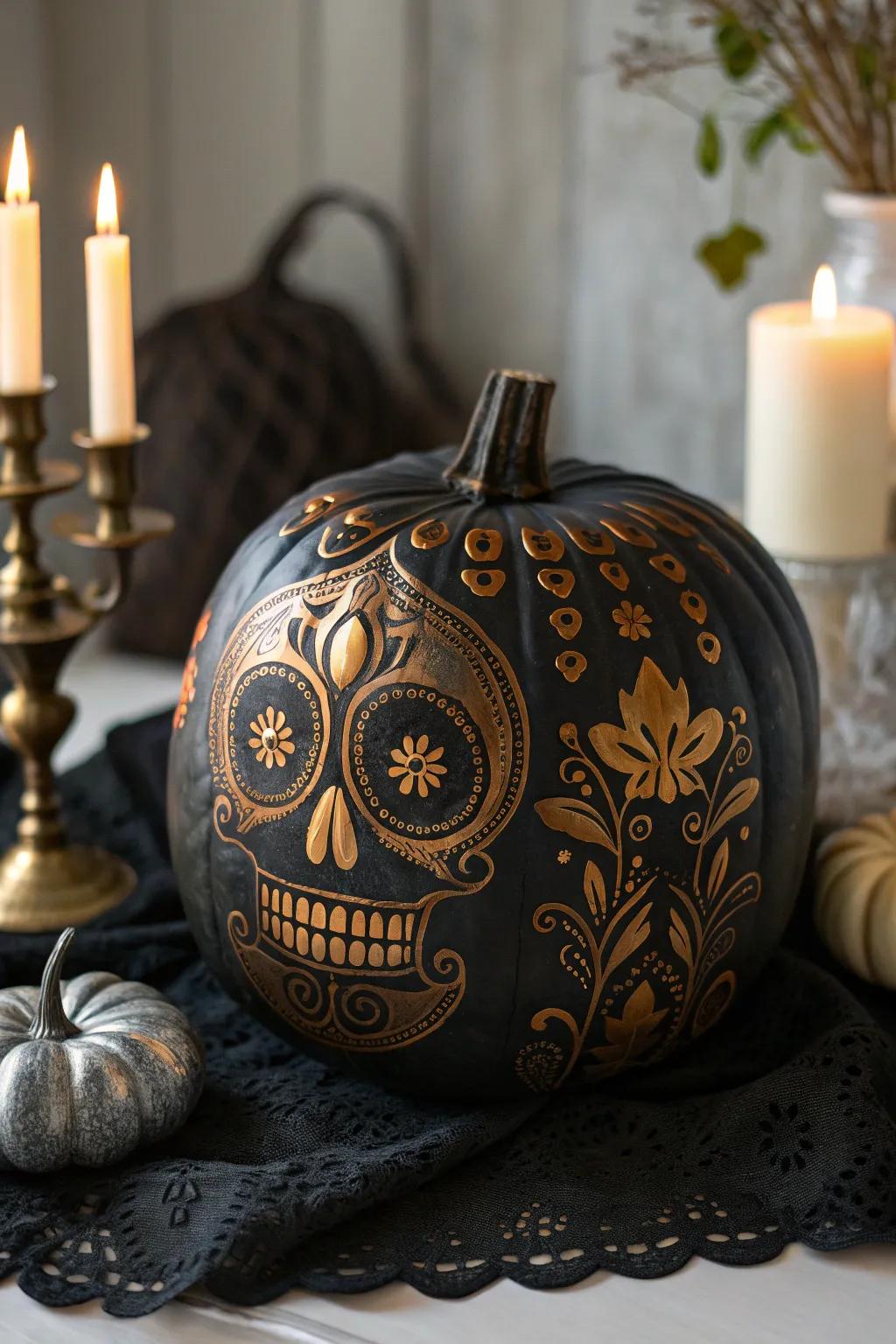 Embrace the dark elegance of gothic designs for a dramatic and stylish decor.