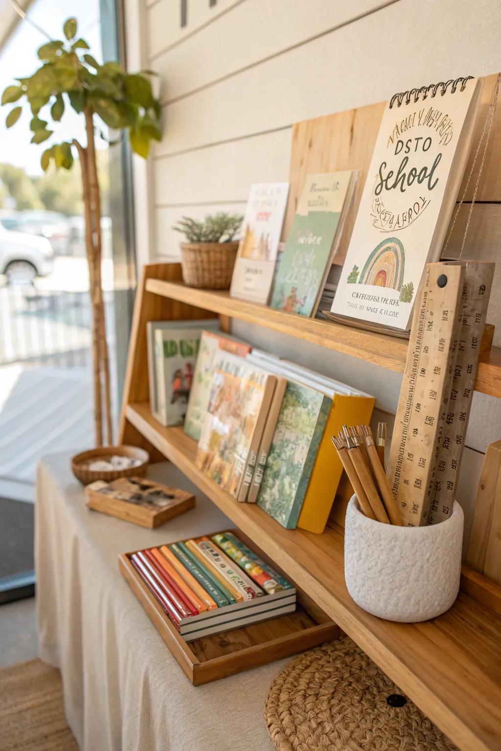 Get ready for the new school year with inspiring reads and vibrant supplies. 📚✏️ #BackToSchool #LibraryInspiration