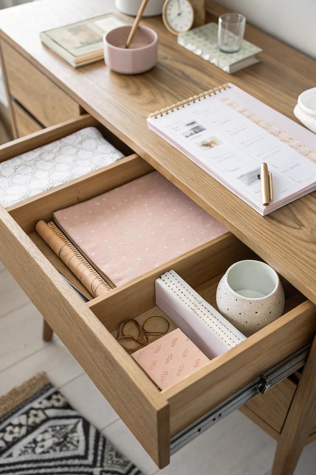 Add a splash of personality to your drawers with decorative liners that protect and beautify.