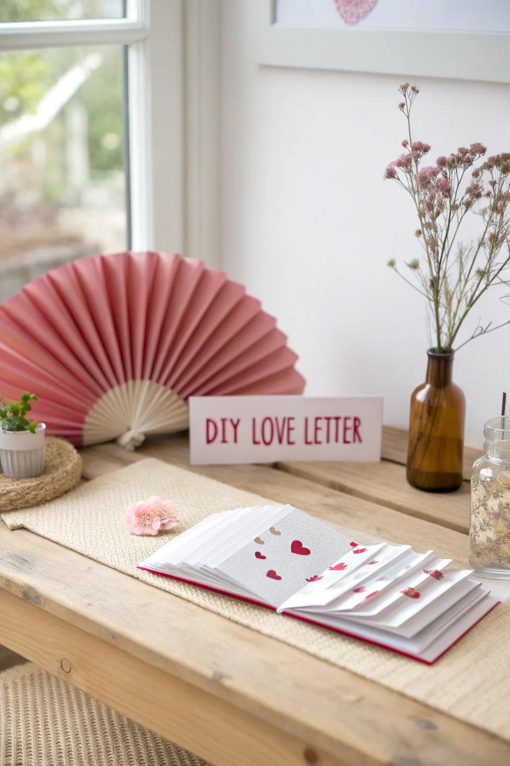 Add a personal touch with DIY love letters that warm the heart and home.