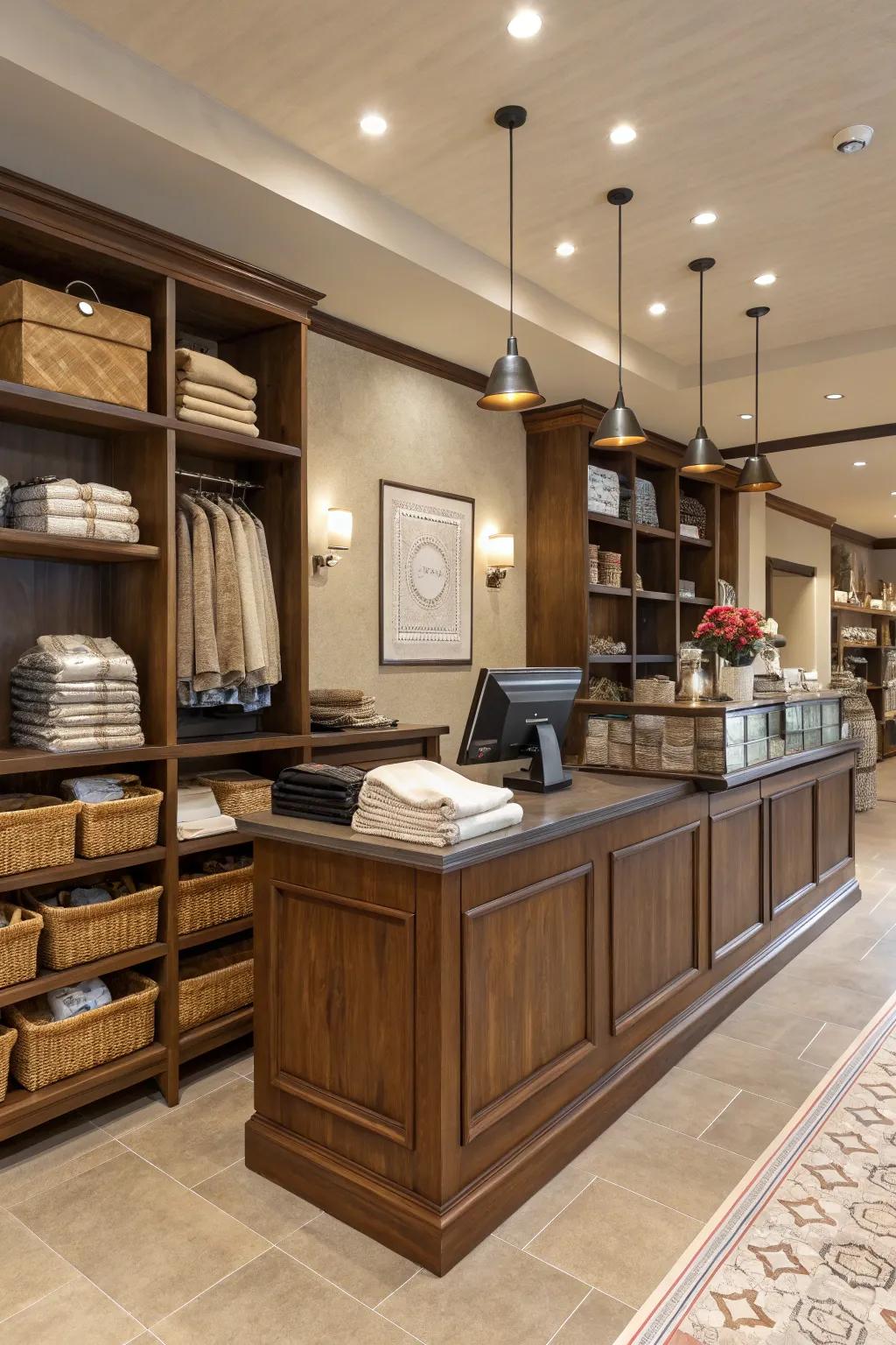 Functional Storage with Integrated Shelving