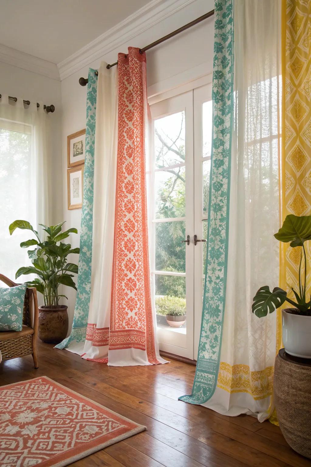 Embrace sheer elegance with drapes that offer privacy without sacrificing natural light. 🌿 #HomeDecor #ElegantDesign