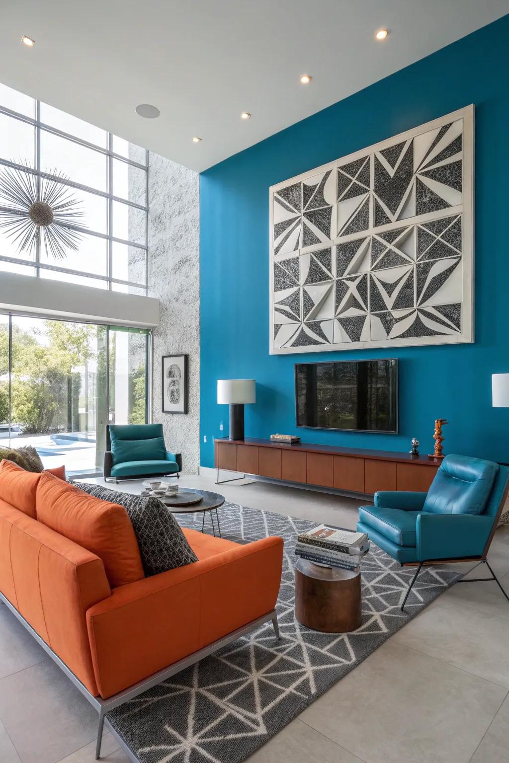 Infuse modern elegance with geometric patterns that catch the eye and soothe the soul. #GeometricArt #ModernDecor