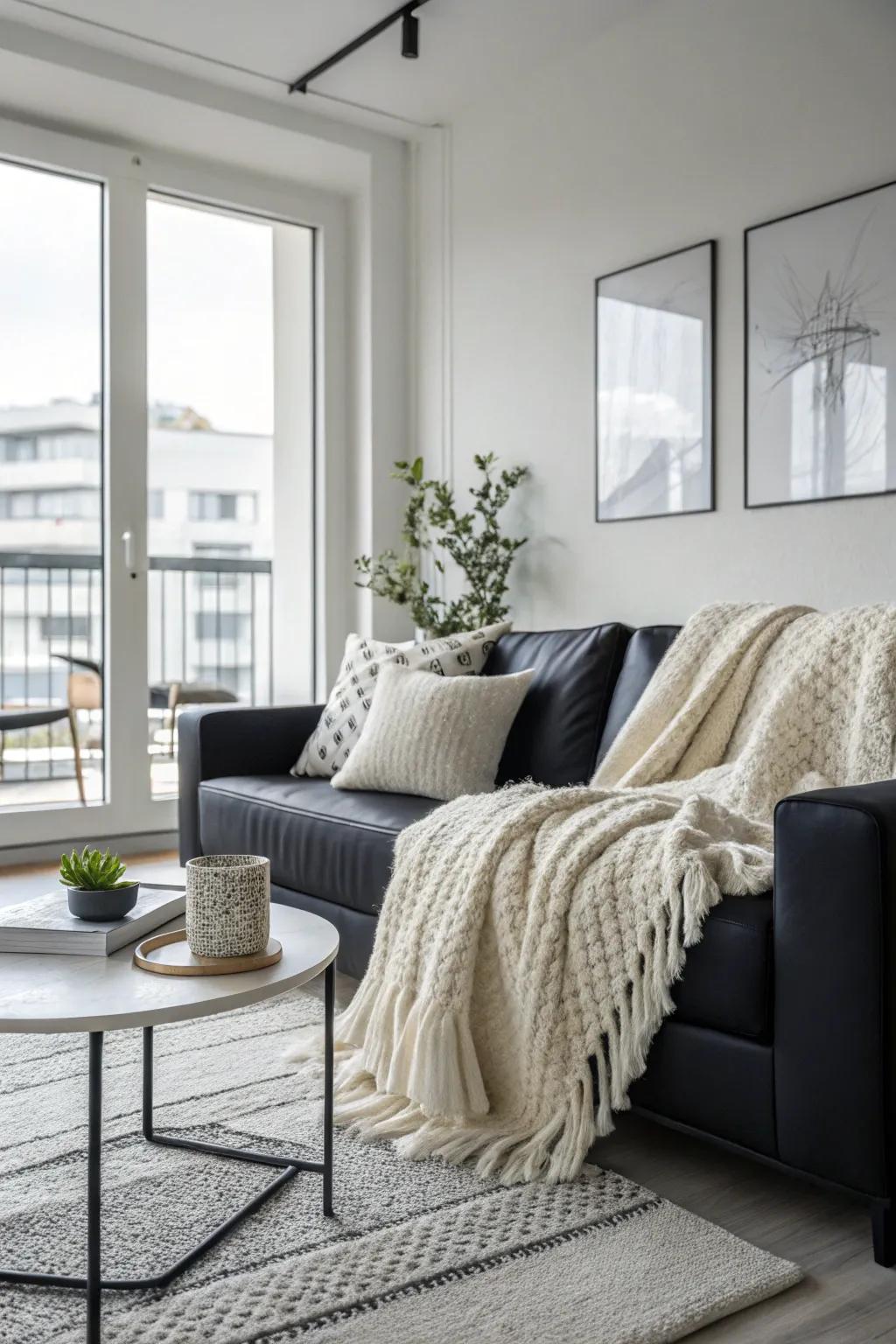 Simplicity and elegance go hand in hand with monochrome minimalism.