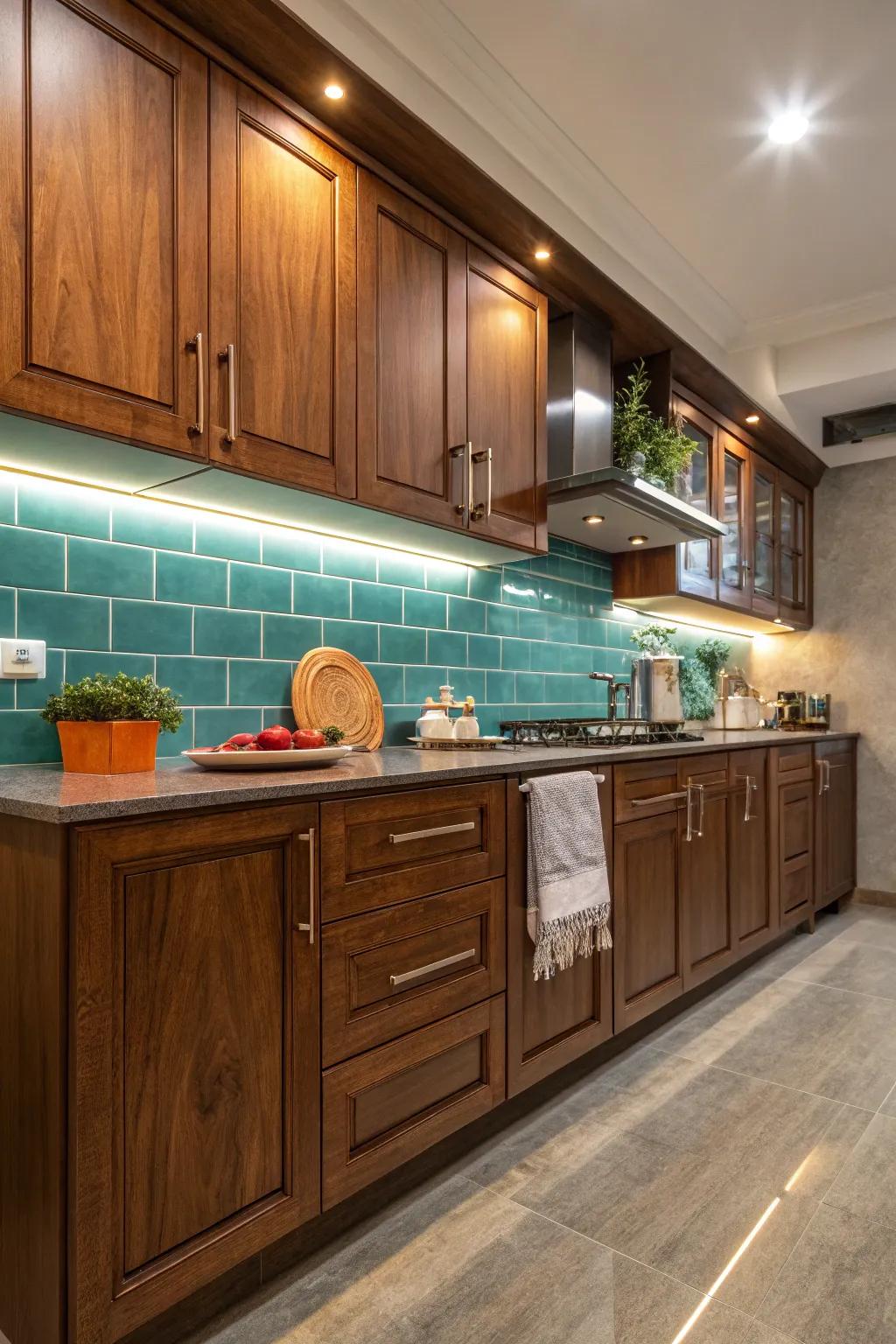 Highlight the beauty of your kitchen with warm under-cabinet lighting.