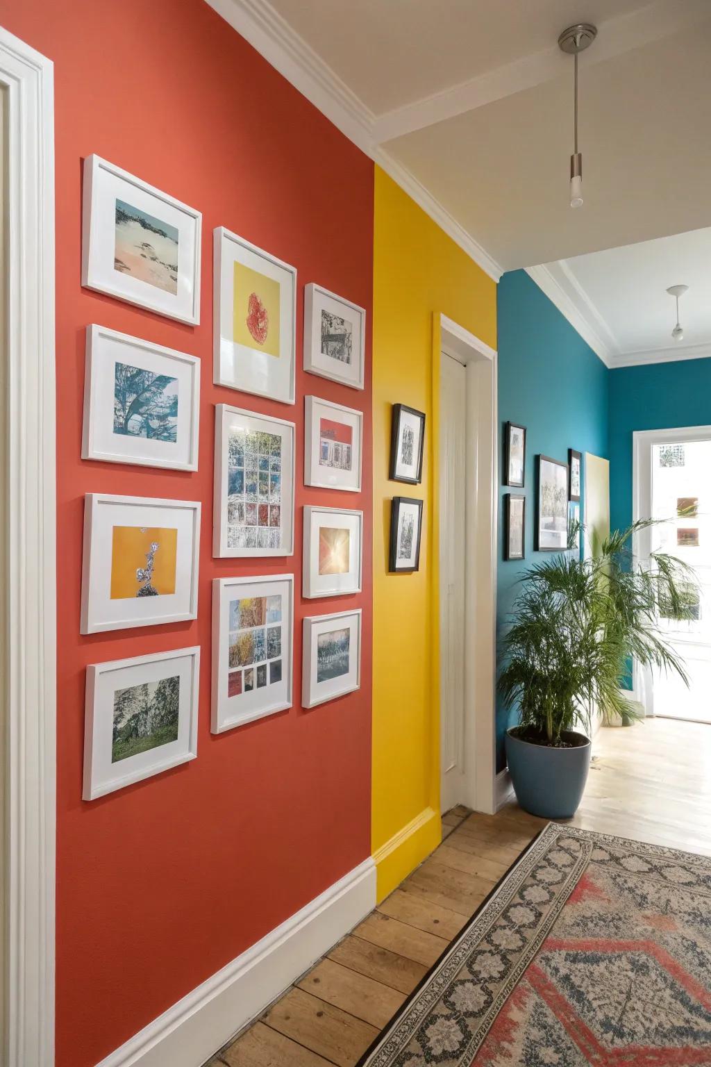 Create your own gallery with curated art pieces that make your corner pop.