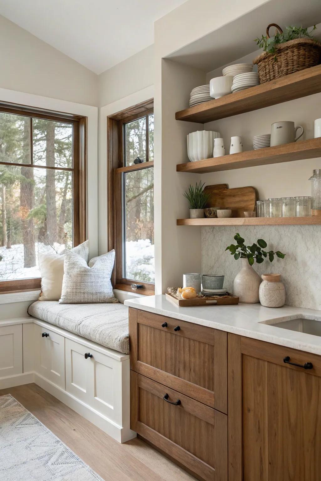 Unleash the potential of small spaces with tailored built-in nooks.