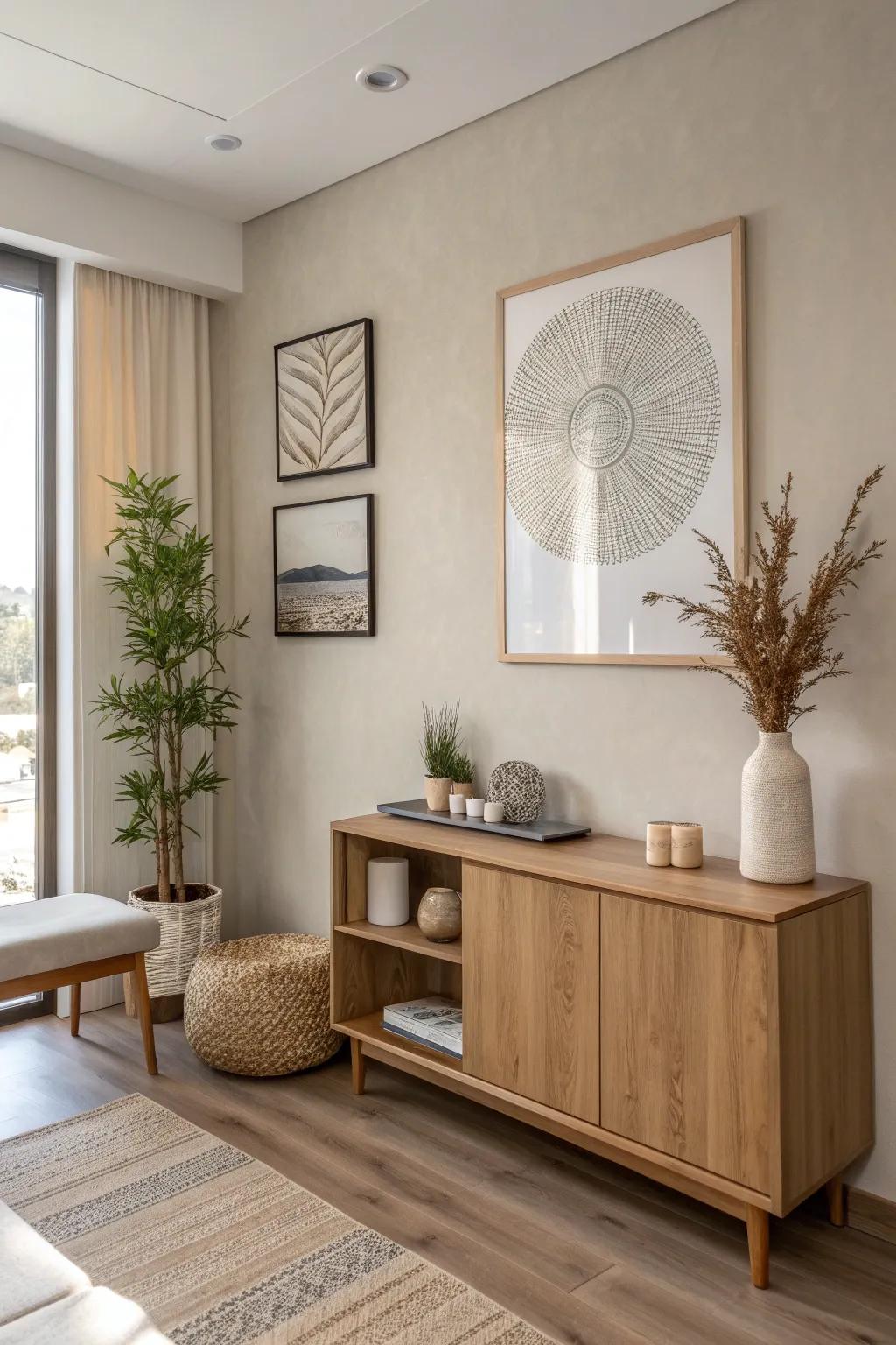 Art can redefine an office space, bringing color and personality to a doctor's daily environment.