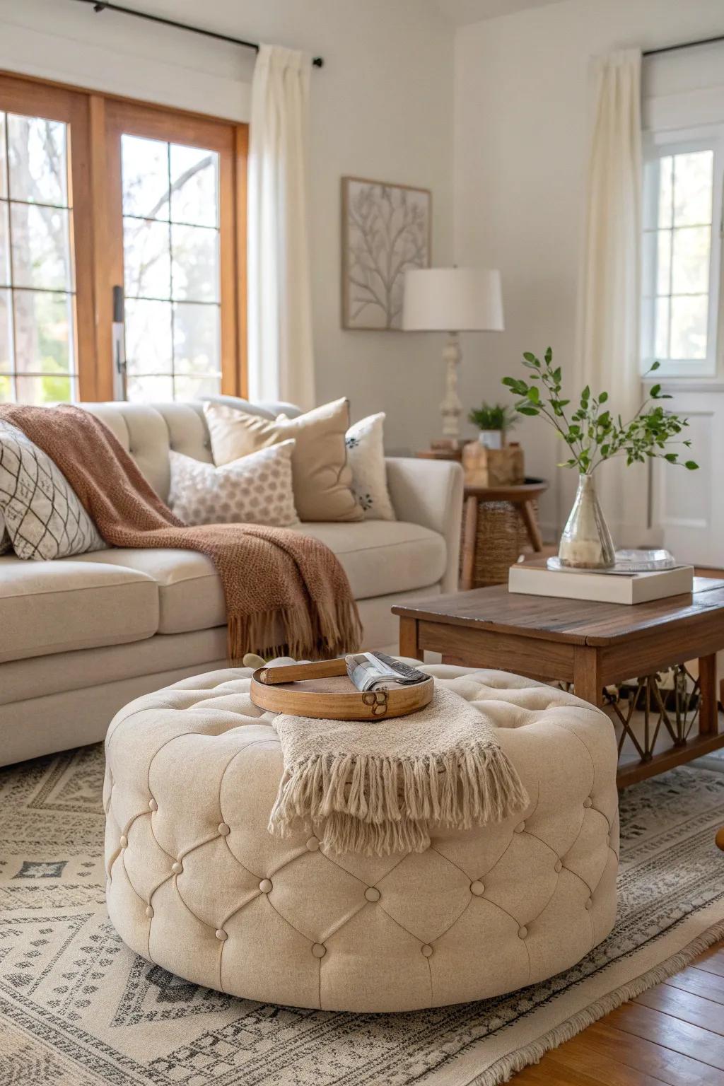 Design an inviting space with plush elements and cozy corners.