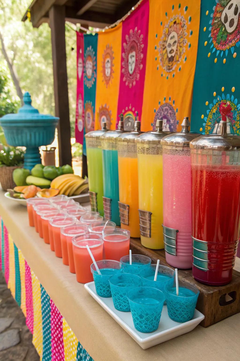Quench your thirst with vibrant drinks that keep the party flowing!
