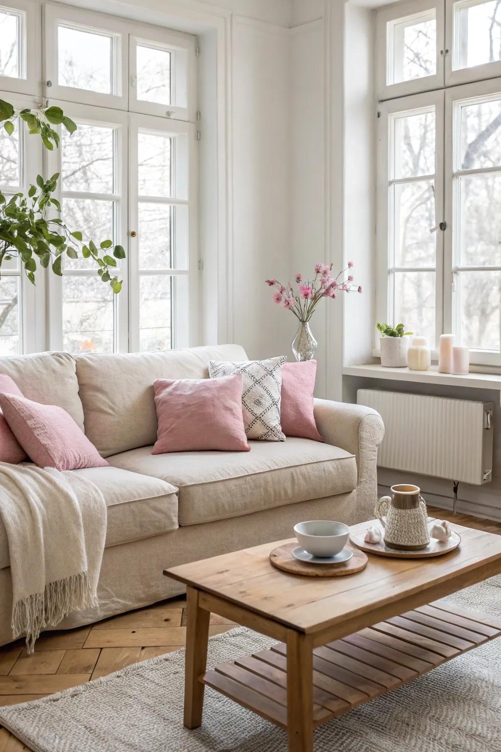 Pastels add a gentle, soothing touch to your decor. 🌸 #PastelDecor #SoftHues