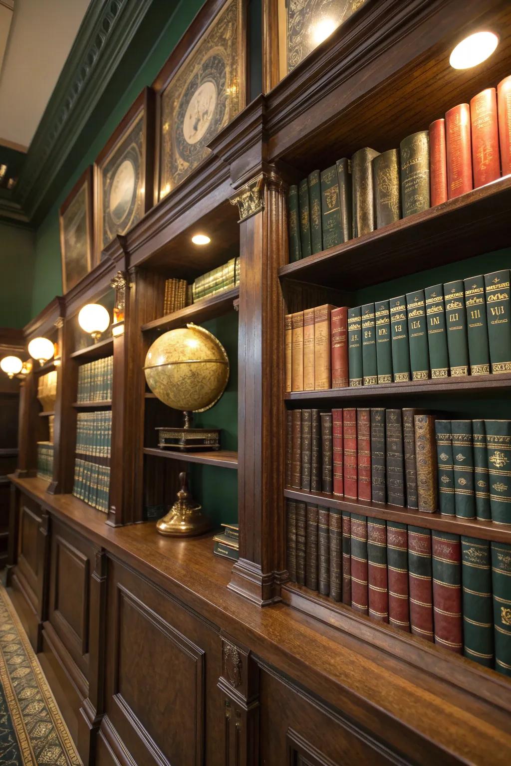 Dive into a world of adventure with a captivating book series display.