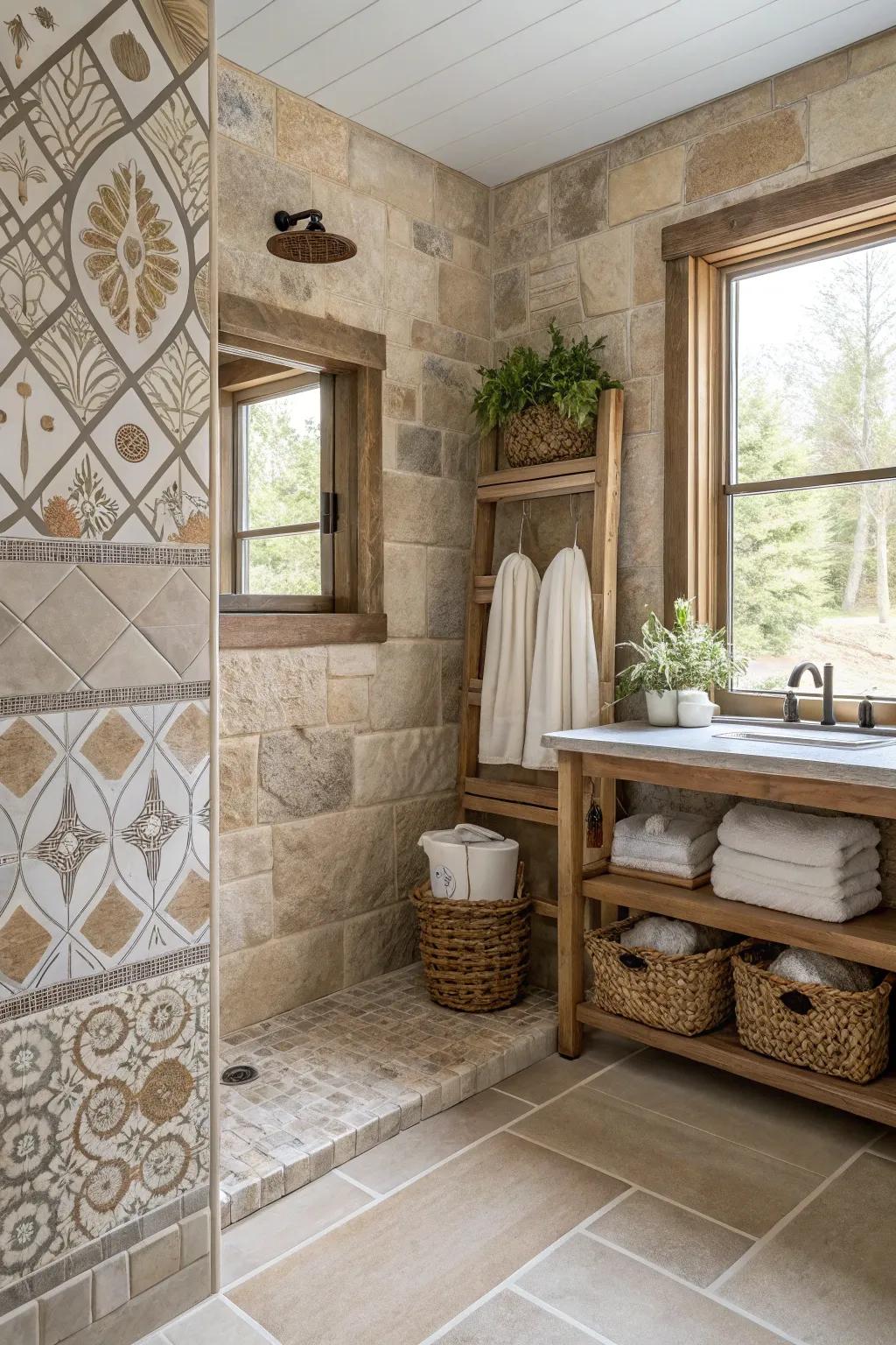 Create a calming oasis with neutral and earthy tones that invite tranquility.