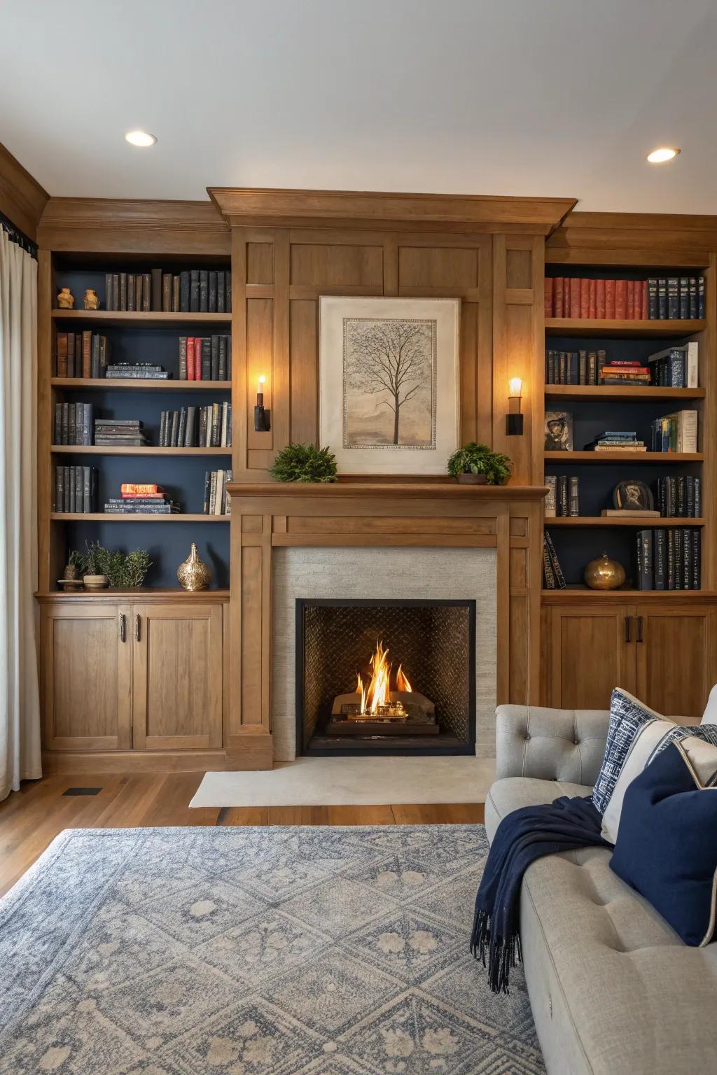 Keep your space tidy with hidden storage solutions that blend seamlessly with your decor.