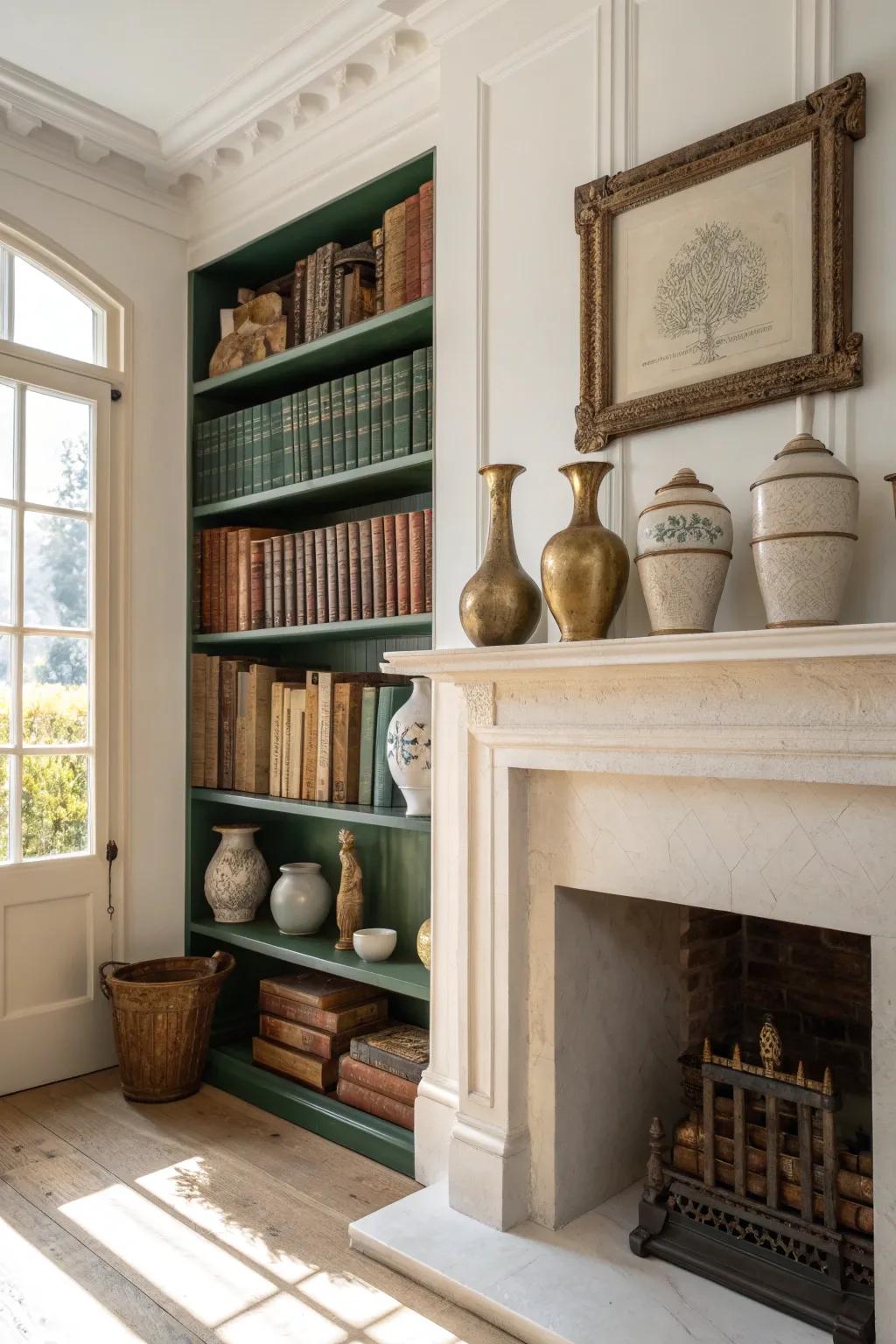 Add a touch of nostalgia with vintage accents that tell a story in your living room.