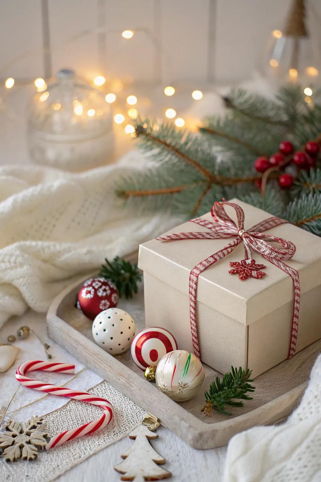 Travel back in time with a vintage-themed gift box full of timeless charm.